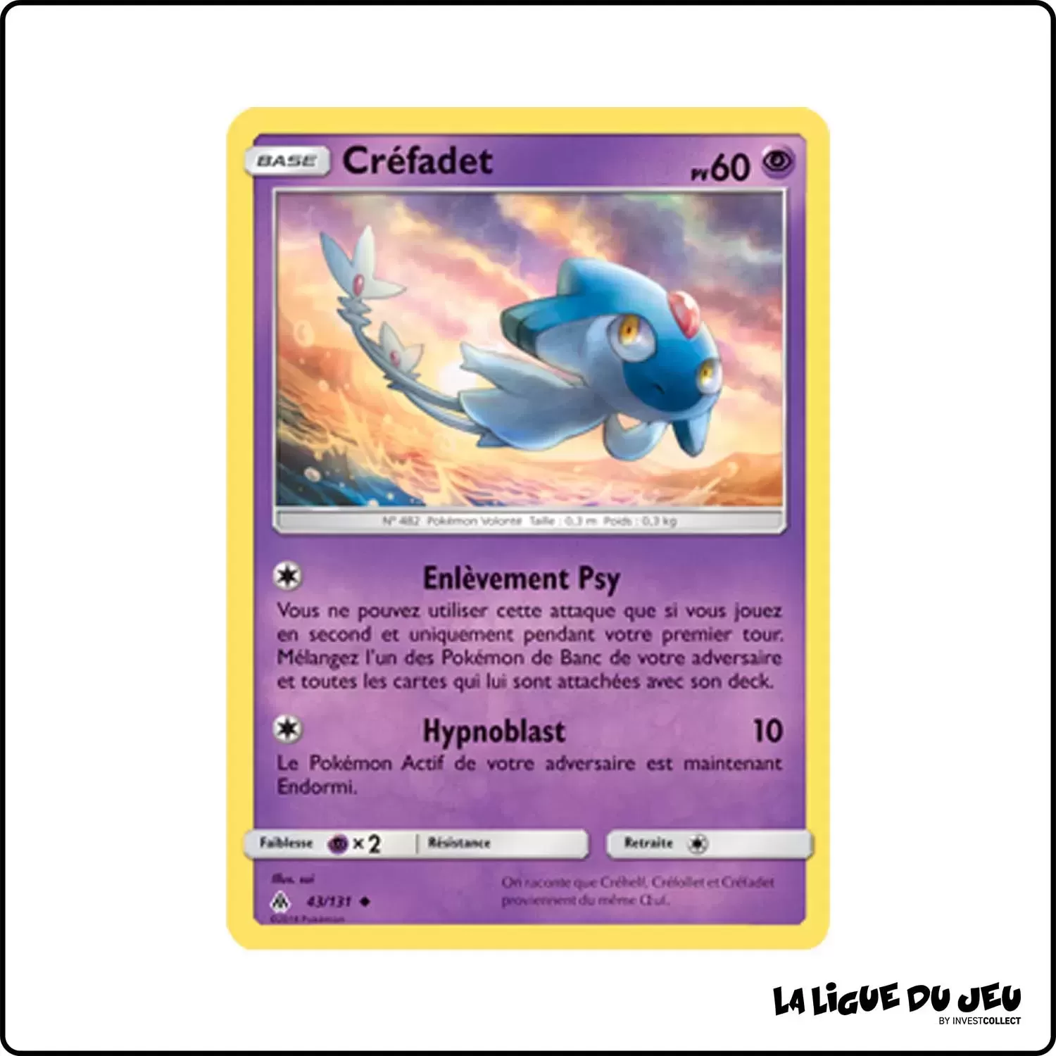 Peu commune - Pokemon - Lumière Interdite - Créfadet 43/131