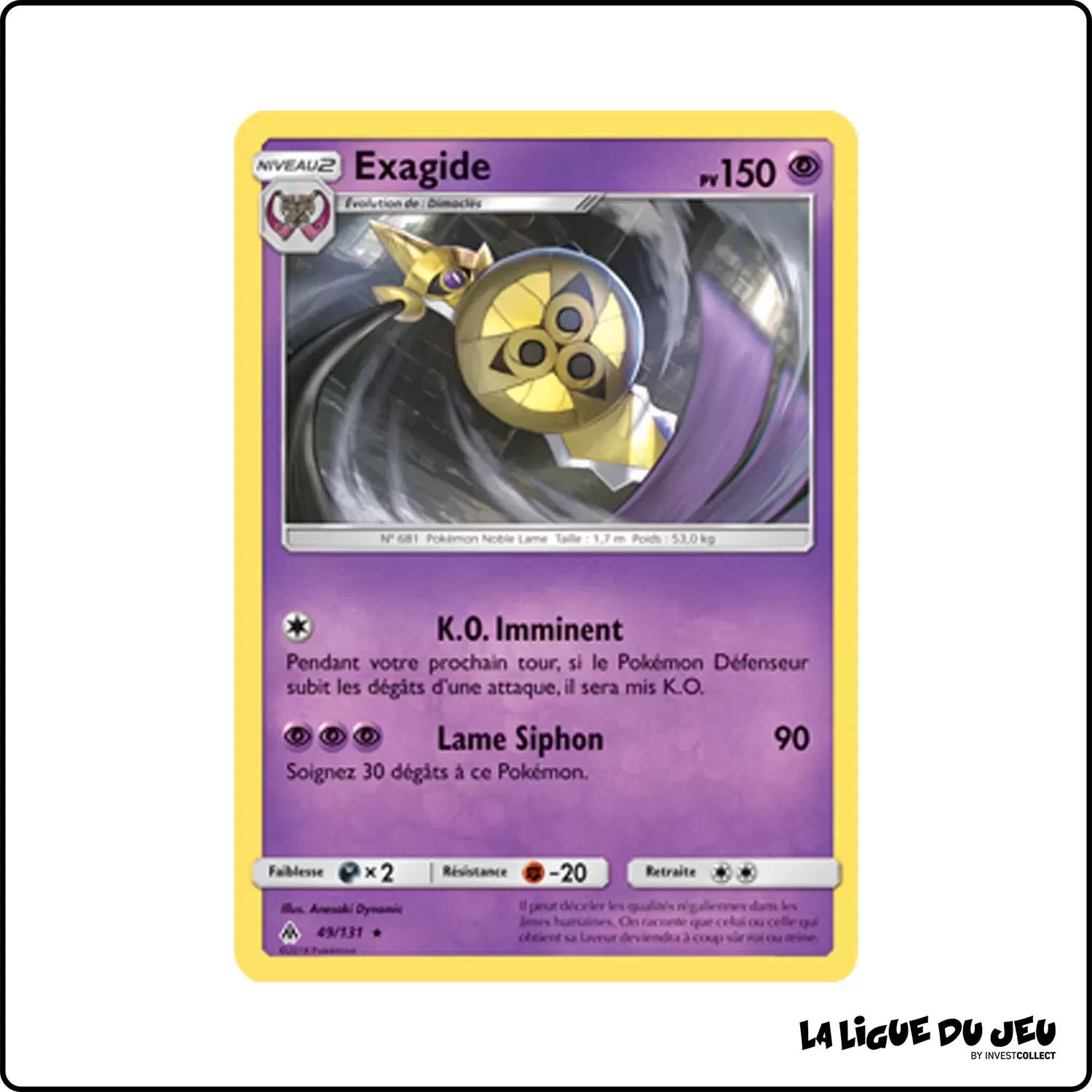 Rare - Pokemon - Lumière Interdite - Exagide 49/131