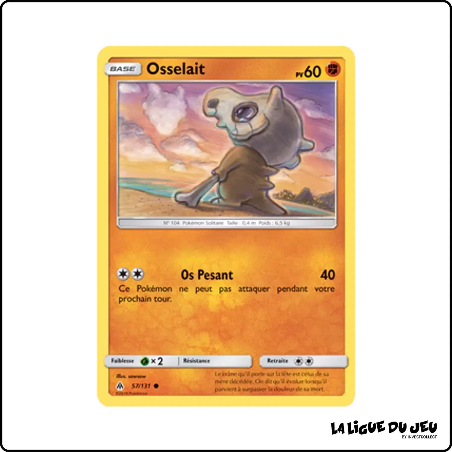 Commune - Pokemon - Lumière Interdite - Osselait 57/131