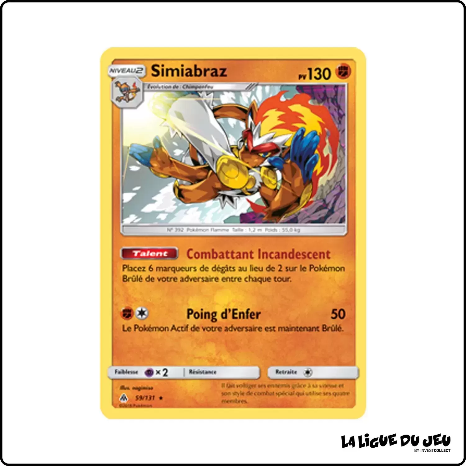 Holo - Pokemon - Lumière Interdite - Simiabraz 59/131