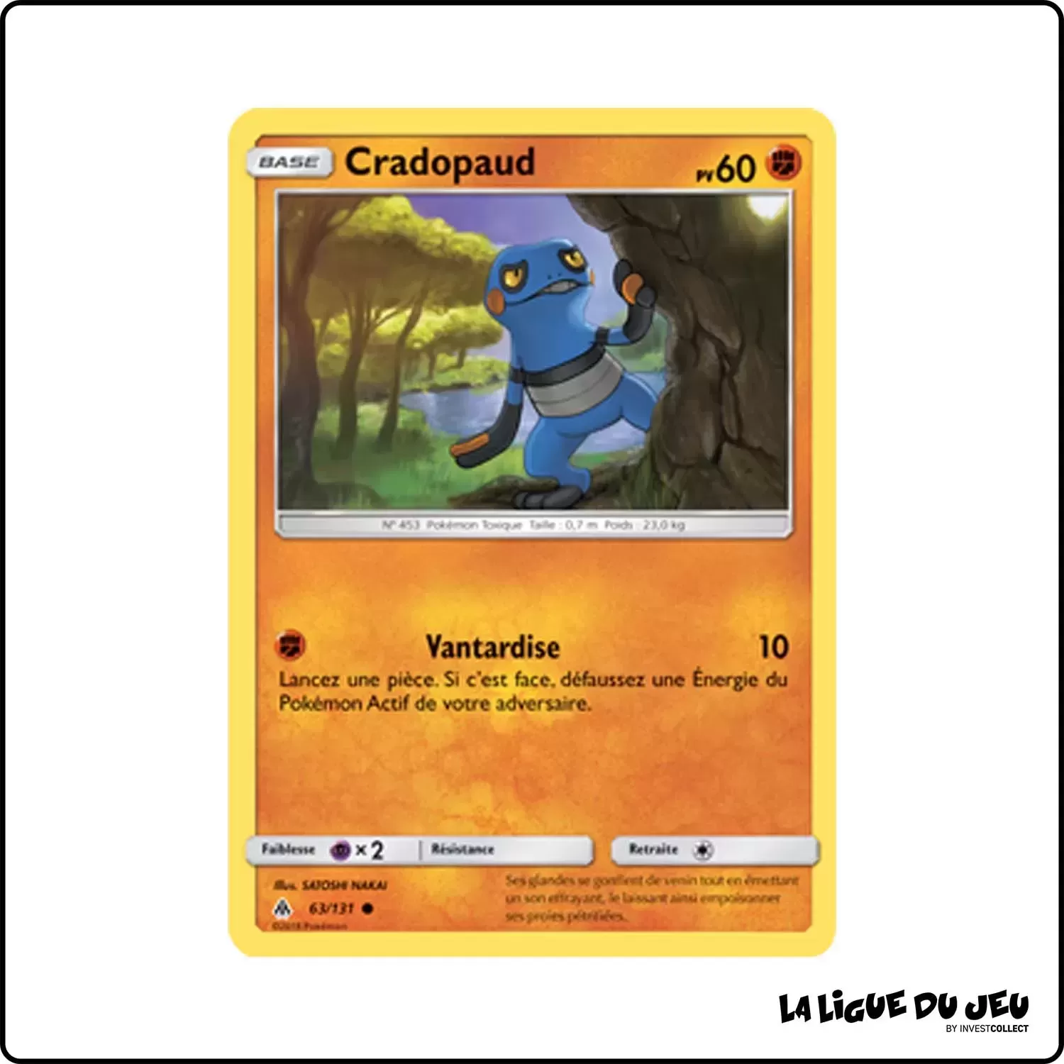 Commune - Pokemon - Lumière Interdite - Cradopaud 63/131