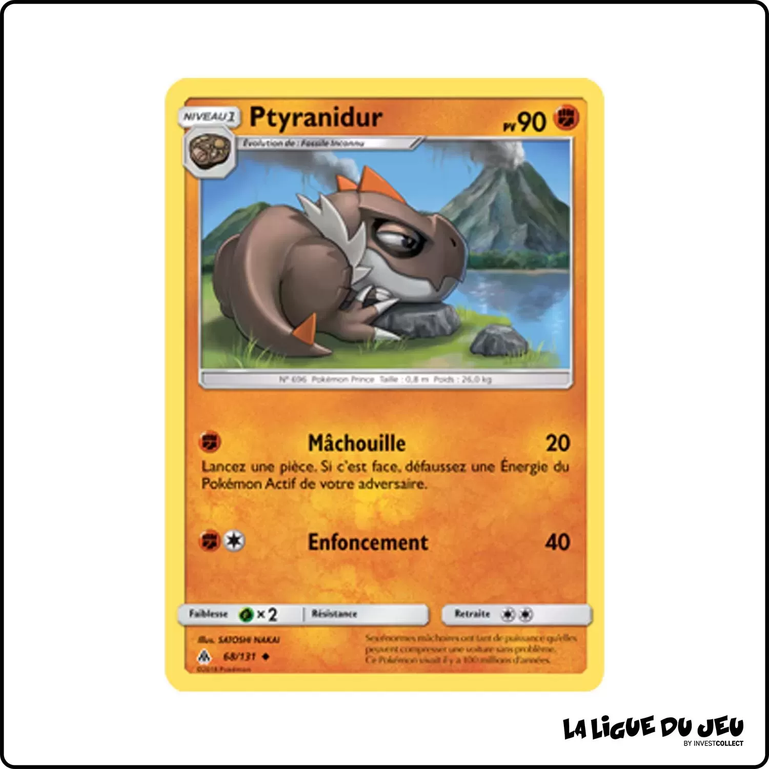 Peu commune - Pokemon - Lumière Interdite - Ptyranidur 68/131