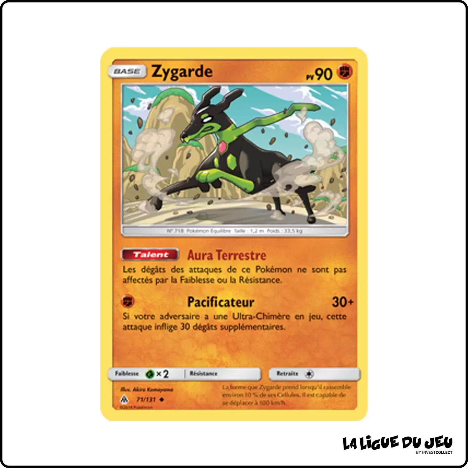 Peu commune - Pokemon - Lumière Interdite - Zygarde 71/131