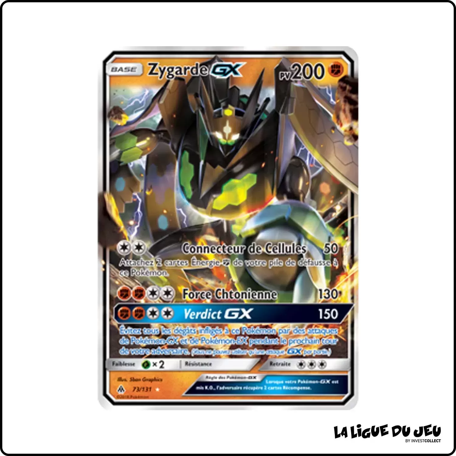 Ultra - Pokemon - Lumière Interdite - Zygarde-GX 73/131