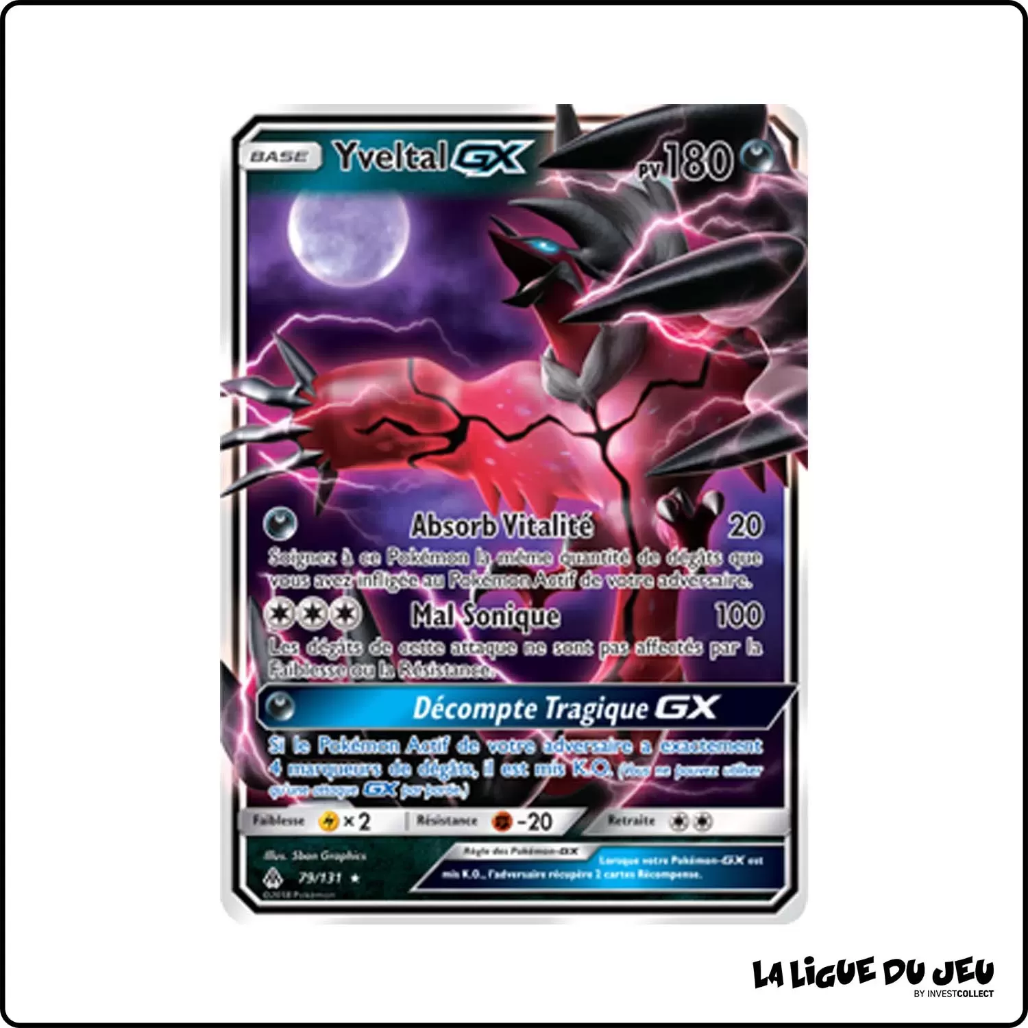 Ultra - Pokemon - Lumière Interdite - Yveltal-GX 79/131