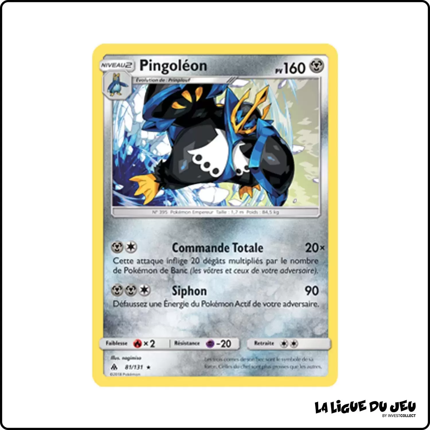 Holo - Pokemon - Lumière Interdite - Pingoléon 81/131