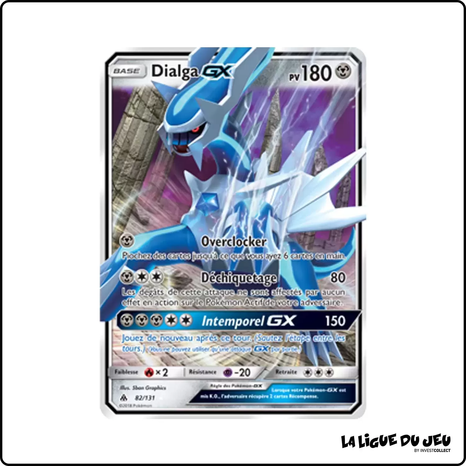 Ultra - Pokemon - Lumière Interdite - Dialga-GX 82/131