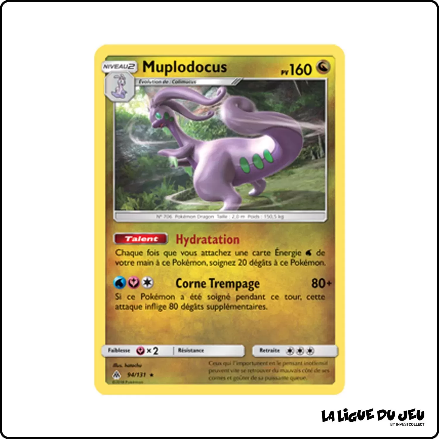 Holo - Pokemon - Lumière Interdite - Muplodocus 94/131