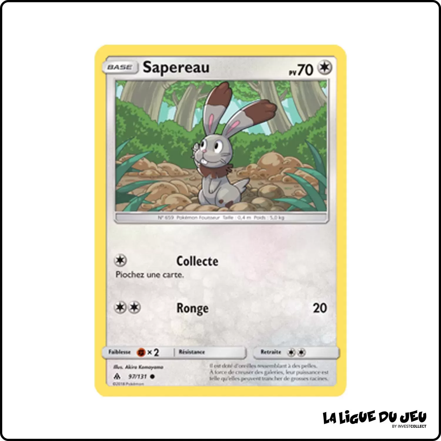 Commune - Pokemon - Lumière Interdite - Sapereau 97/131