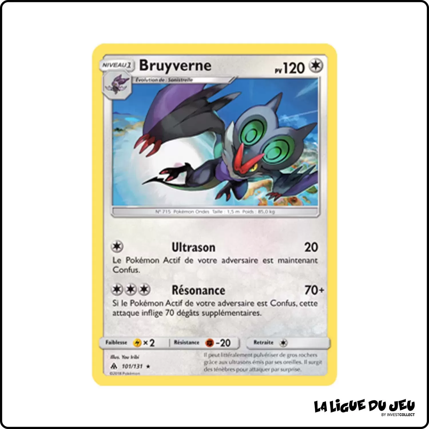 Rare - Pokemon - Lumière Interdite - Bruyverne 101/131