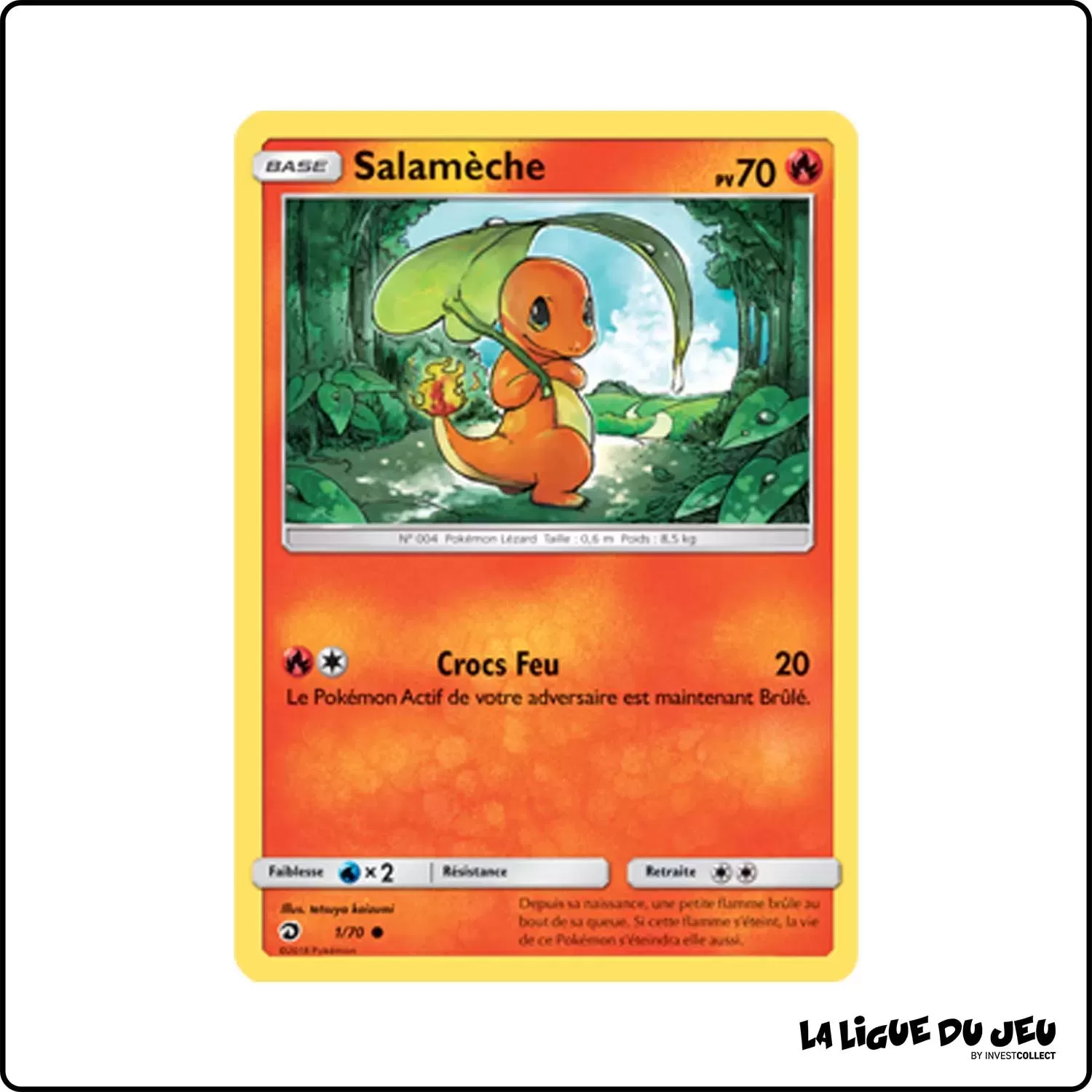 Commune - Pokemon - Majesté des Dragons - Salamèche 1/70