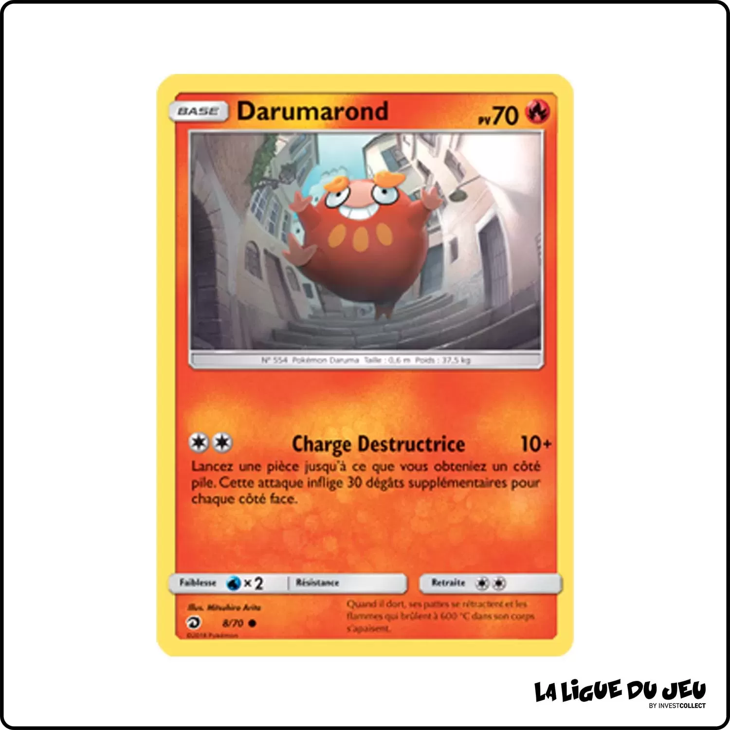 Commune - Pokemon - Majesté des Dragons - Darumarond 8/70