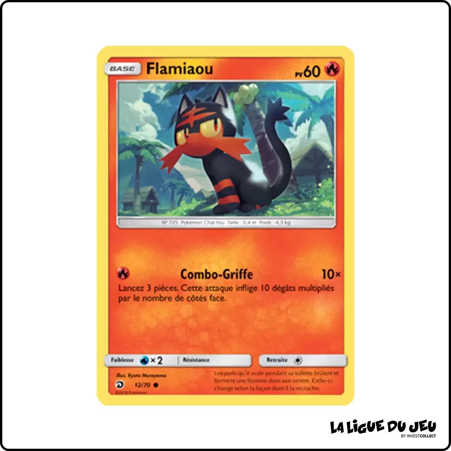 Commune - Pokemon - Majesté des Dragons - Flamiaou 12/70