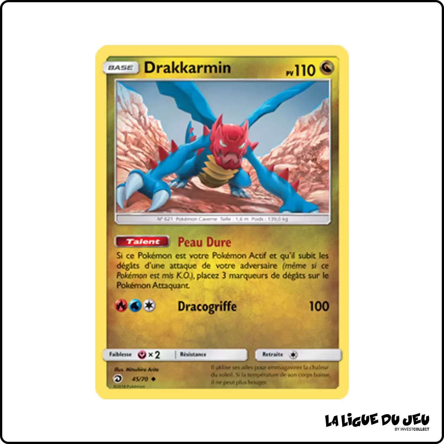 Peu commune - Pokemon - Majesté des Dragons - Drakkarmin 45/70