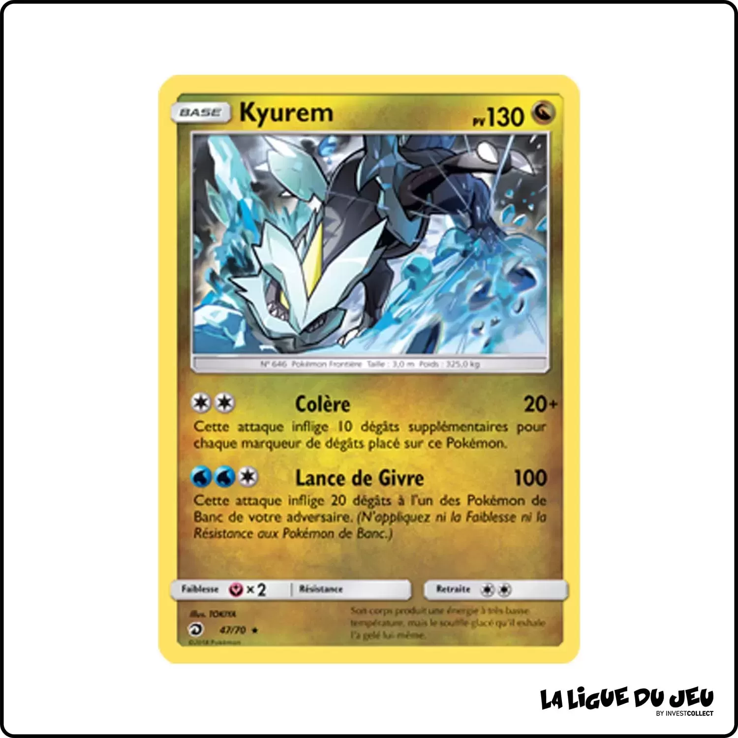 Holo - Pokemon - Majesté des Dragons - Kyurem 47/70