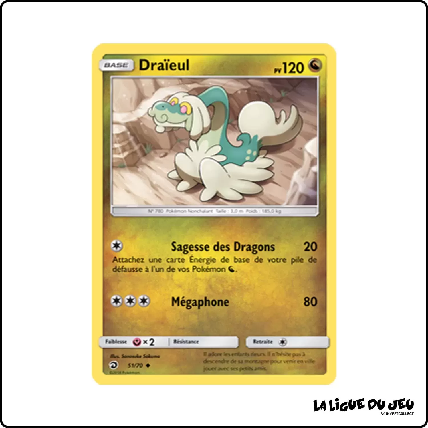 Peu commune - Pokemon - Majesté des Dragons - Draïeul 51/70