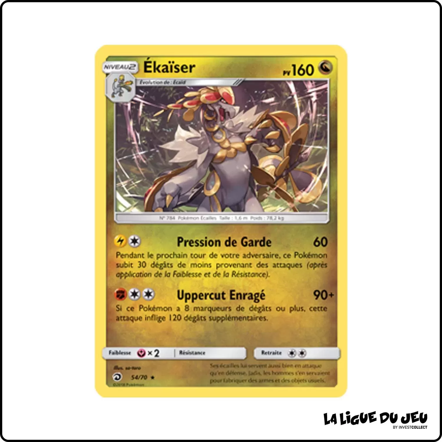 Holo - Pokemon - Majesté des Dragons - Ékaïser 54/70