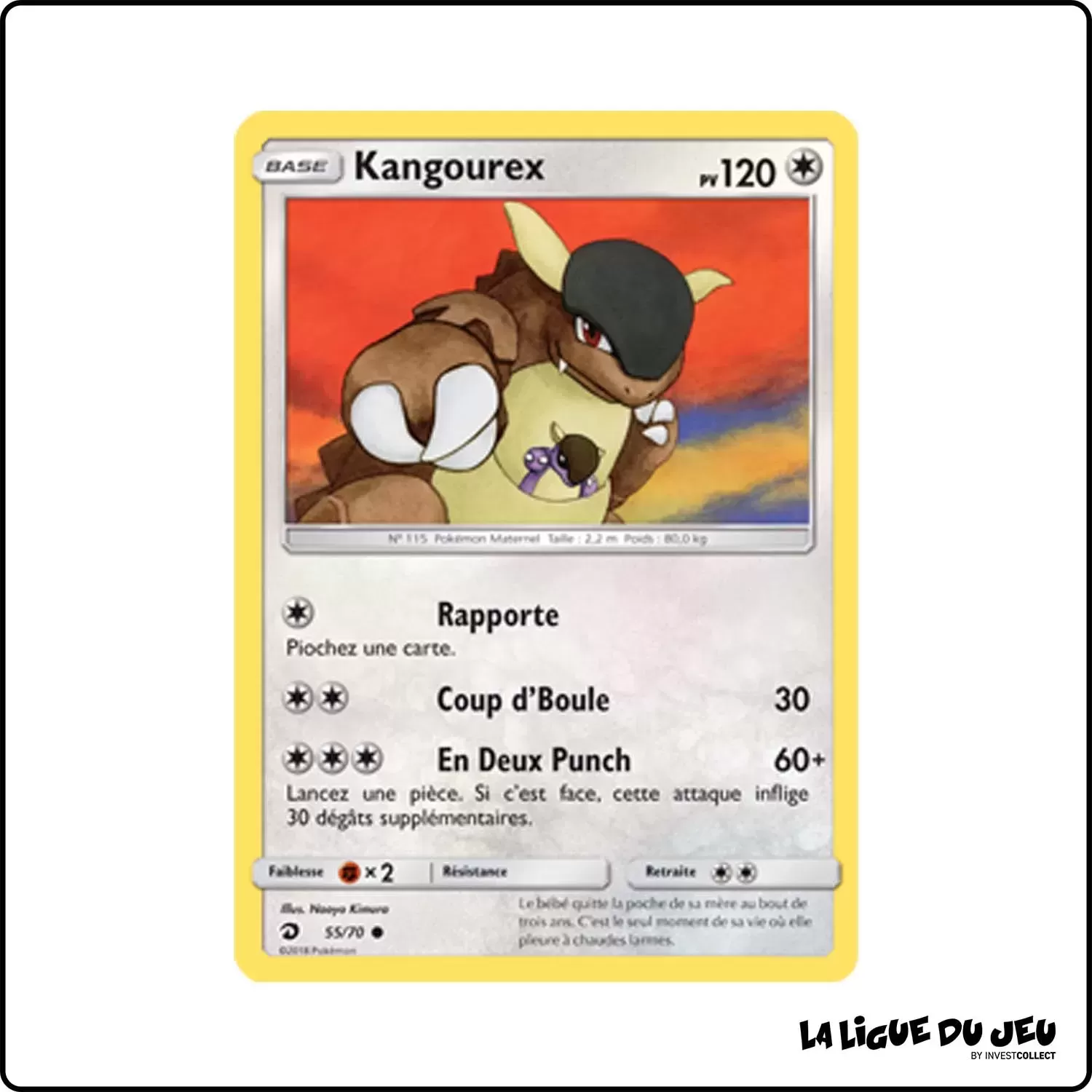 Commune - Pokemon - Majesté des Dragons - Kangourex 55/70