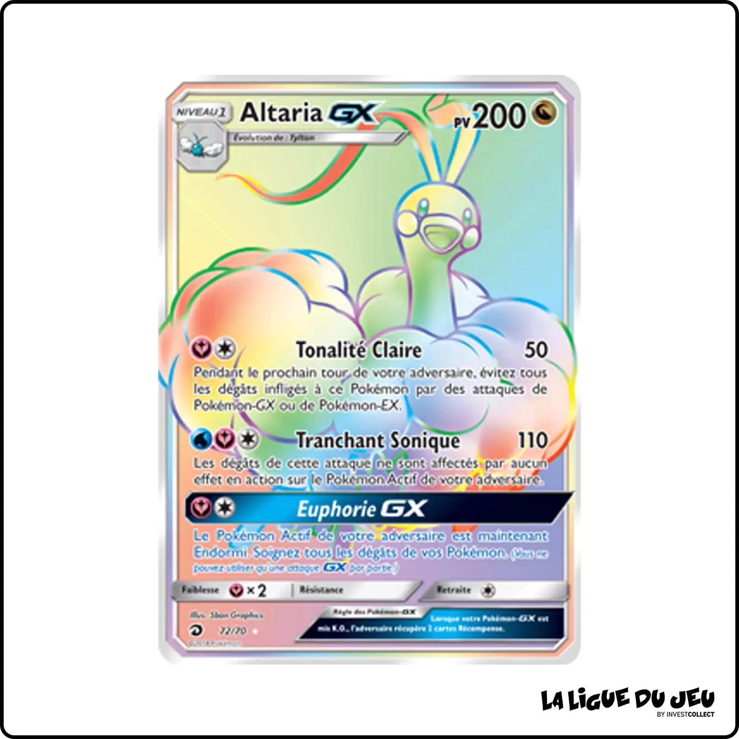 Secrete - Pokemon - Majesté des Dragons - Altaria-GX 72/70