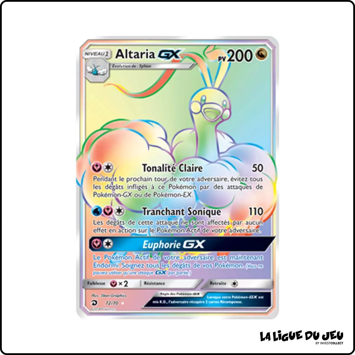 Secrete - Pokemon - Majesté des Dragons - Altaria-GX 72/70