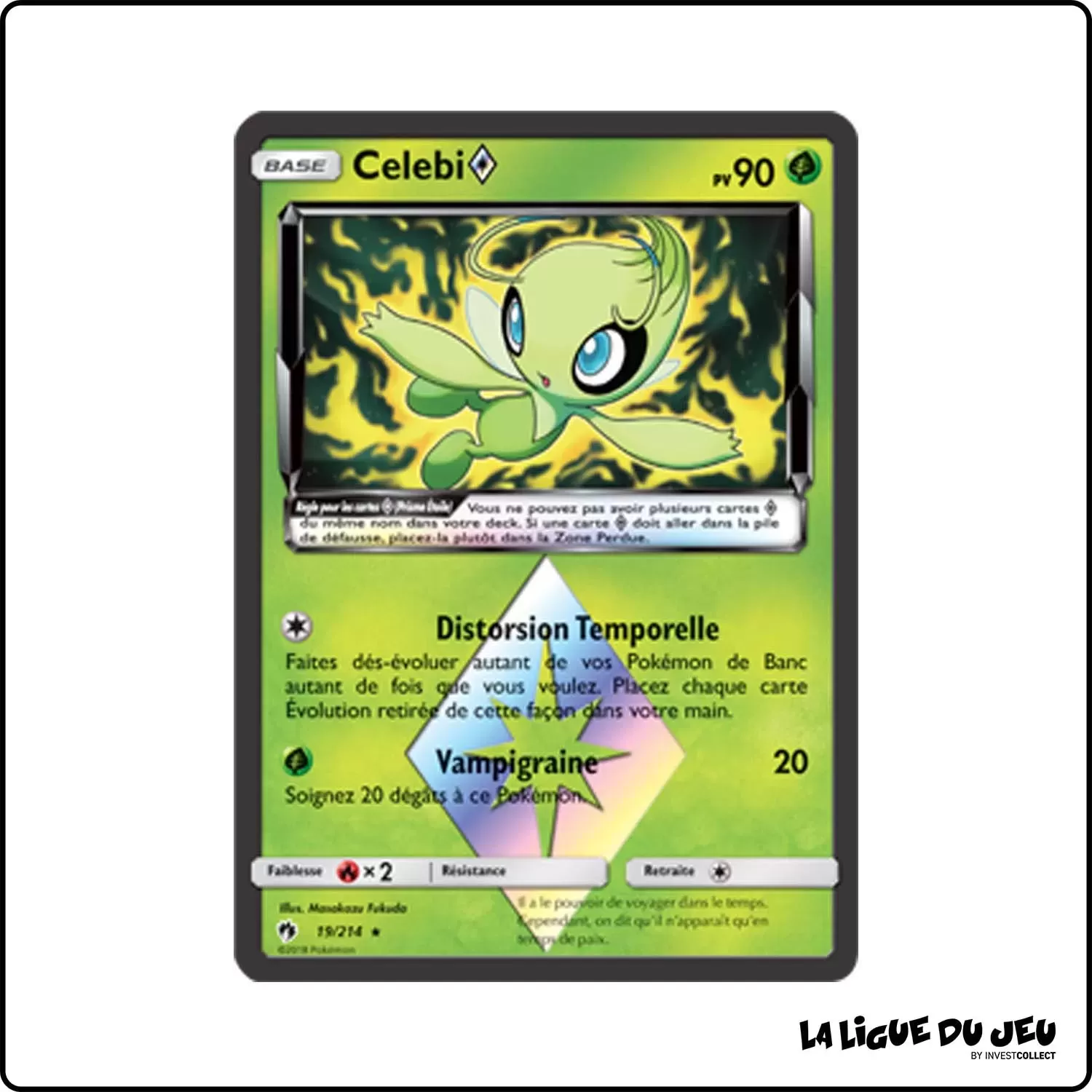 Ultra - Pokemon - Tonnerre Perdu - Celebi Prisme Étoile 19/214