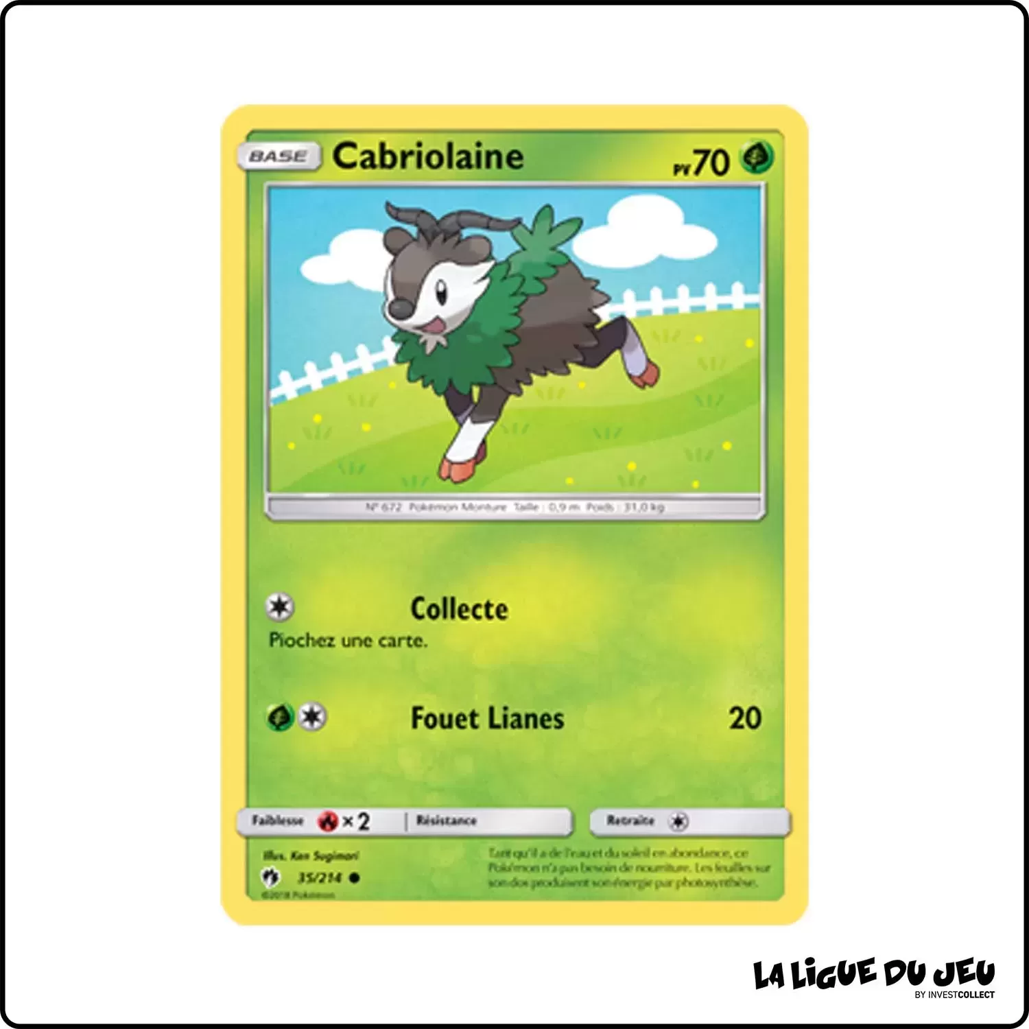 Commune - Pokemon - Tonnerre Perdu - Cabriolaine 35/214