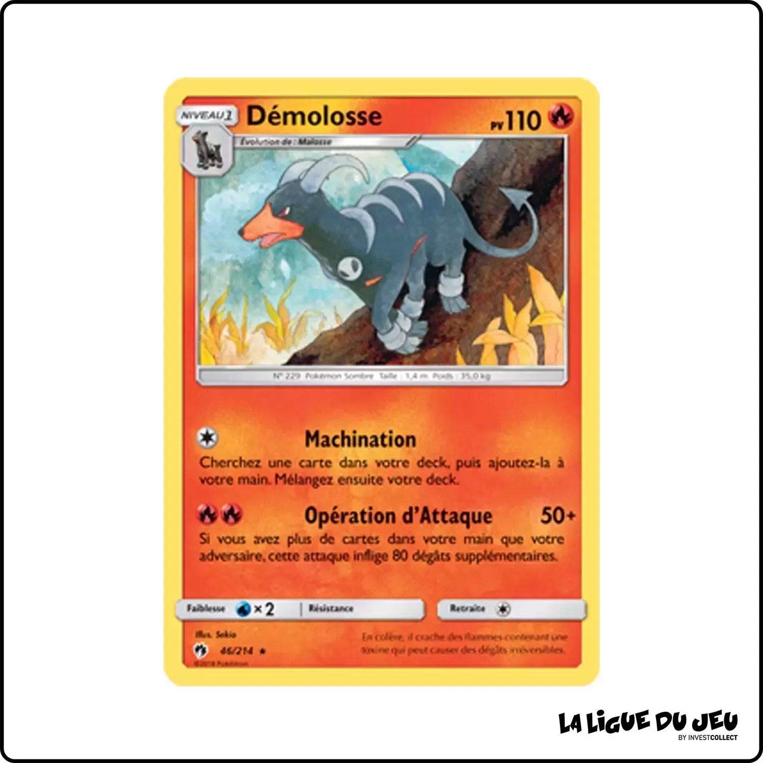 Rare - Pokemon - Tonnerre Perdu - Démolosse 46/214