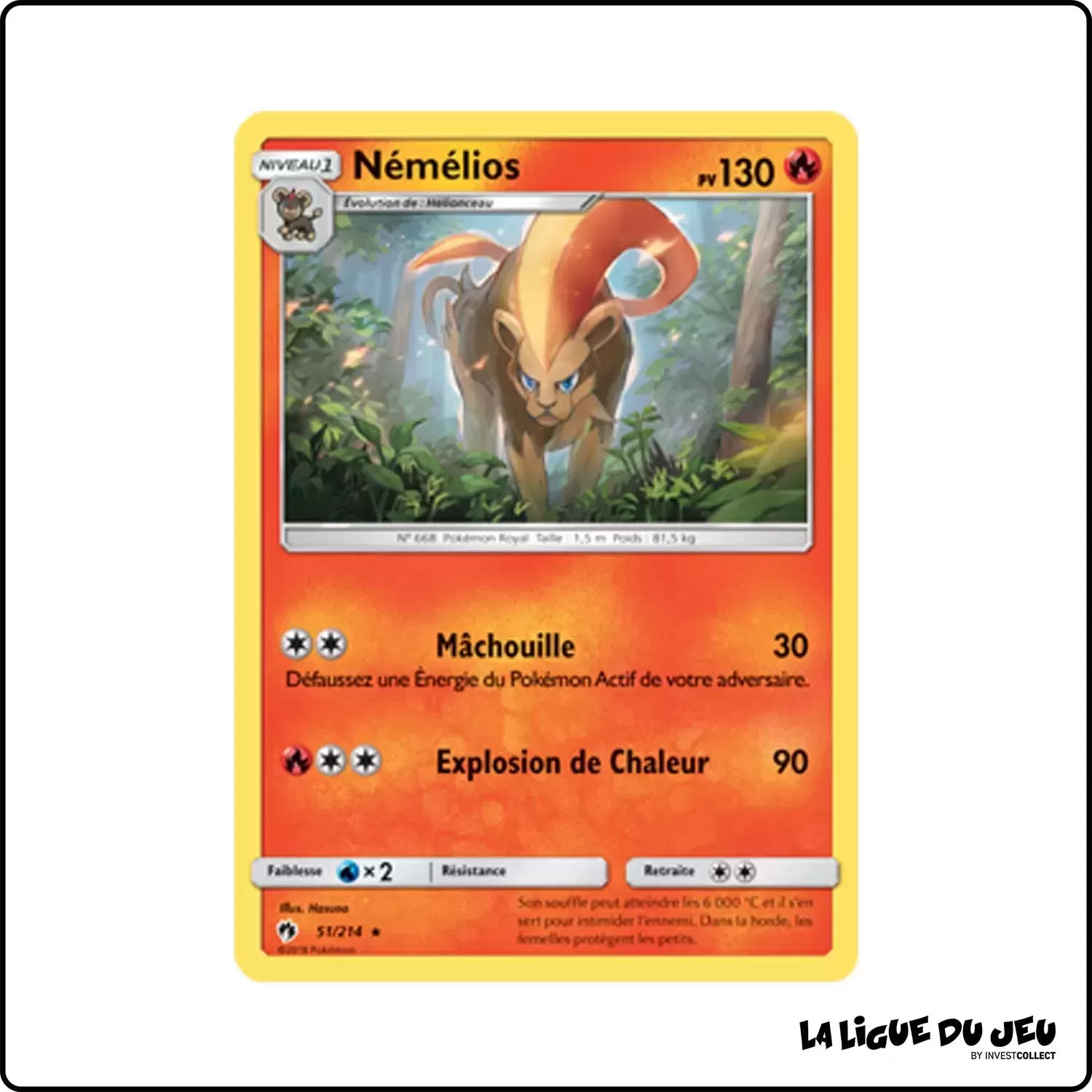 Rare - Pokemon - Tonnerre Perdu - Némélios 51/214