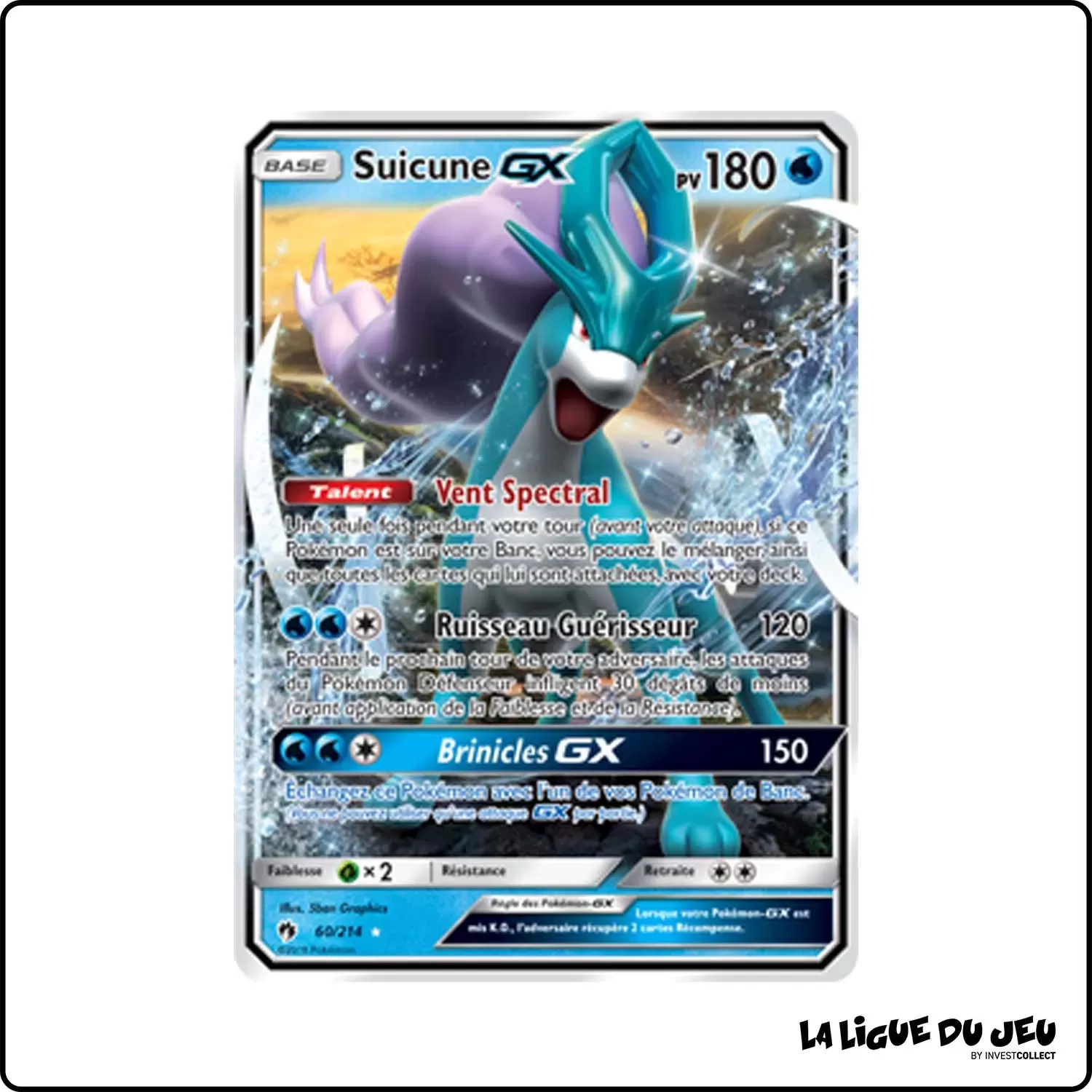 Ultra - Pokemon - Tonnerre Perdu - Suicune-GX 60/214