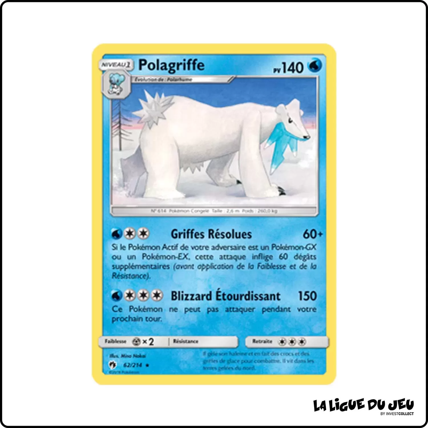 Rare - Pokemon - Tonnerre Perdu - Polagriffe 62/214