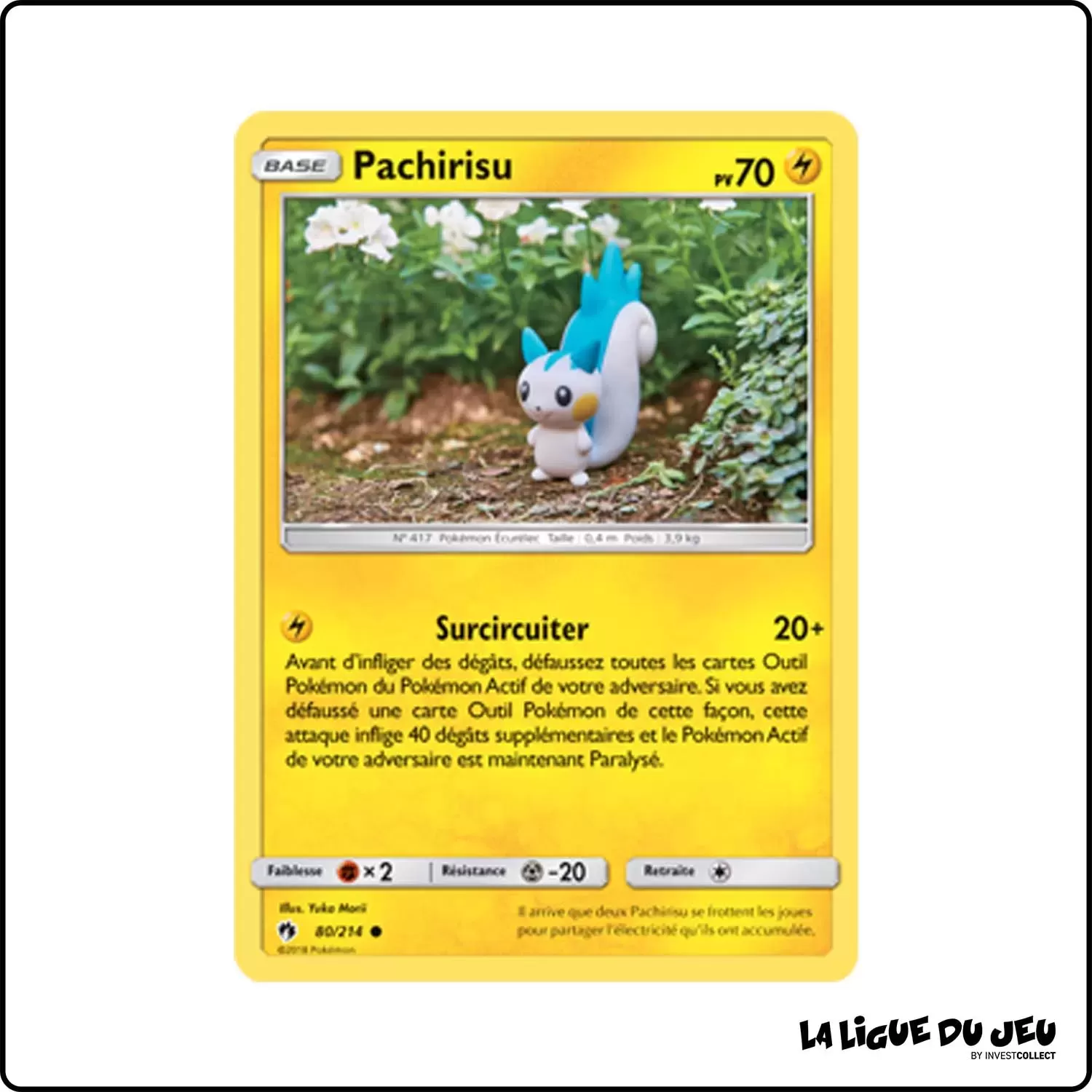 Commune - Pokemon - Tonnerre Perdu - Pachirisu 80/214