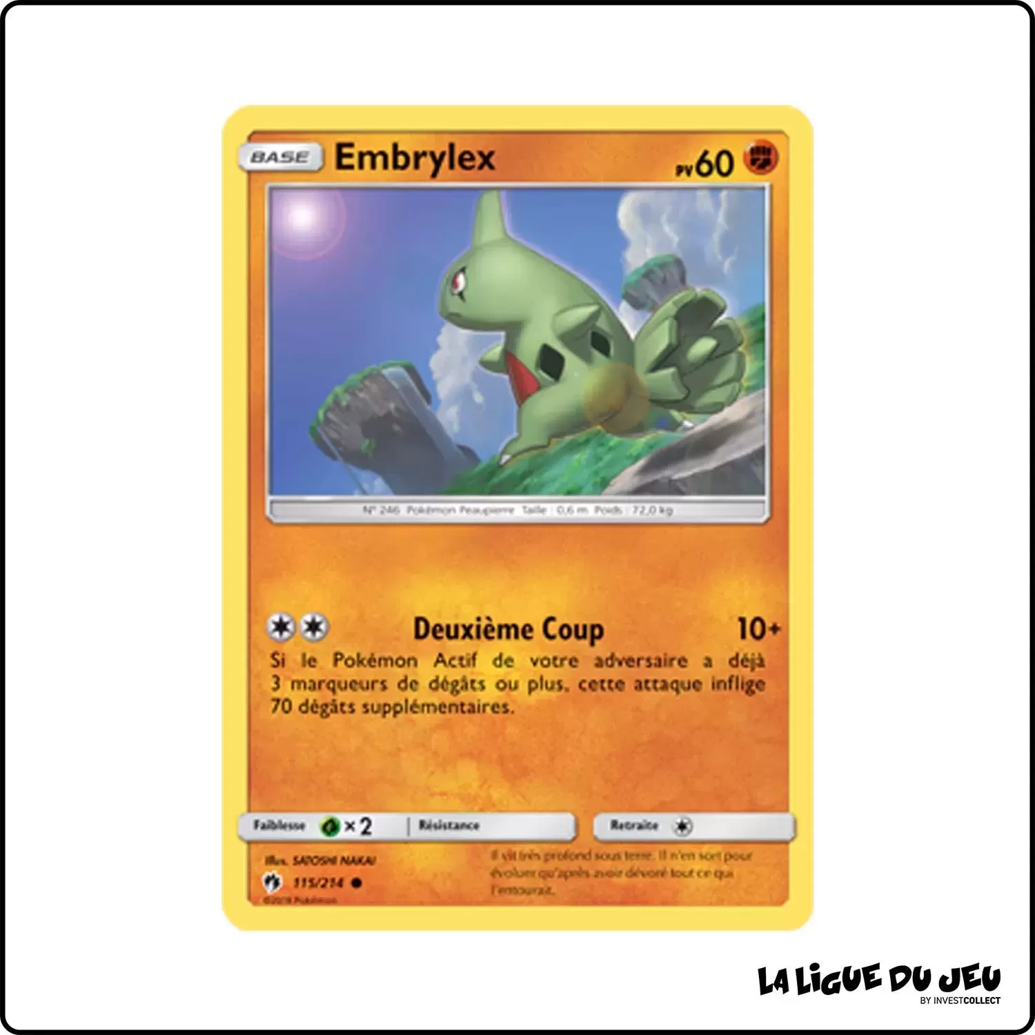 Commune - Pokemon - Tonnerre Perdu - Embrylex 115/214