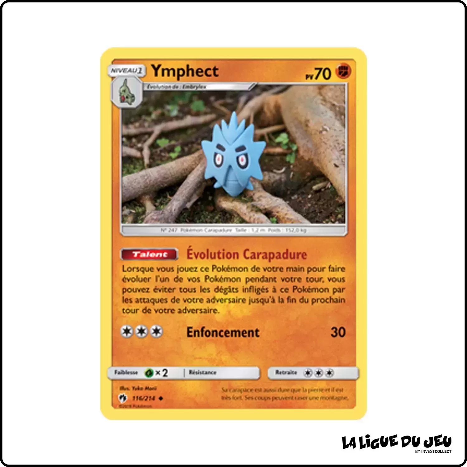 Peu commune - Pokemon - Tonnerre Perdu - Ymphect 116/214