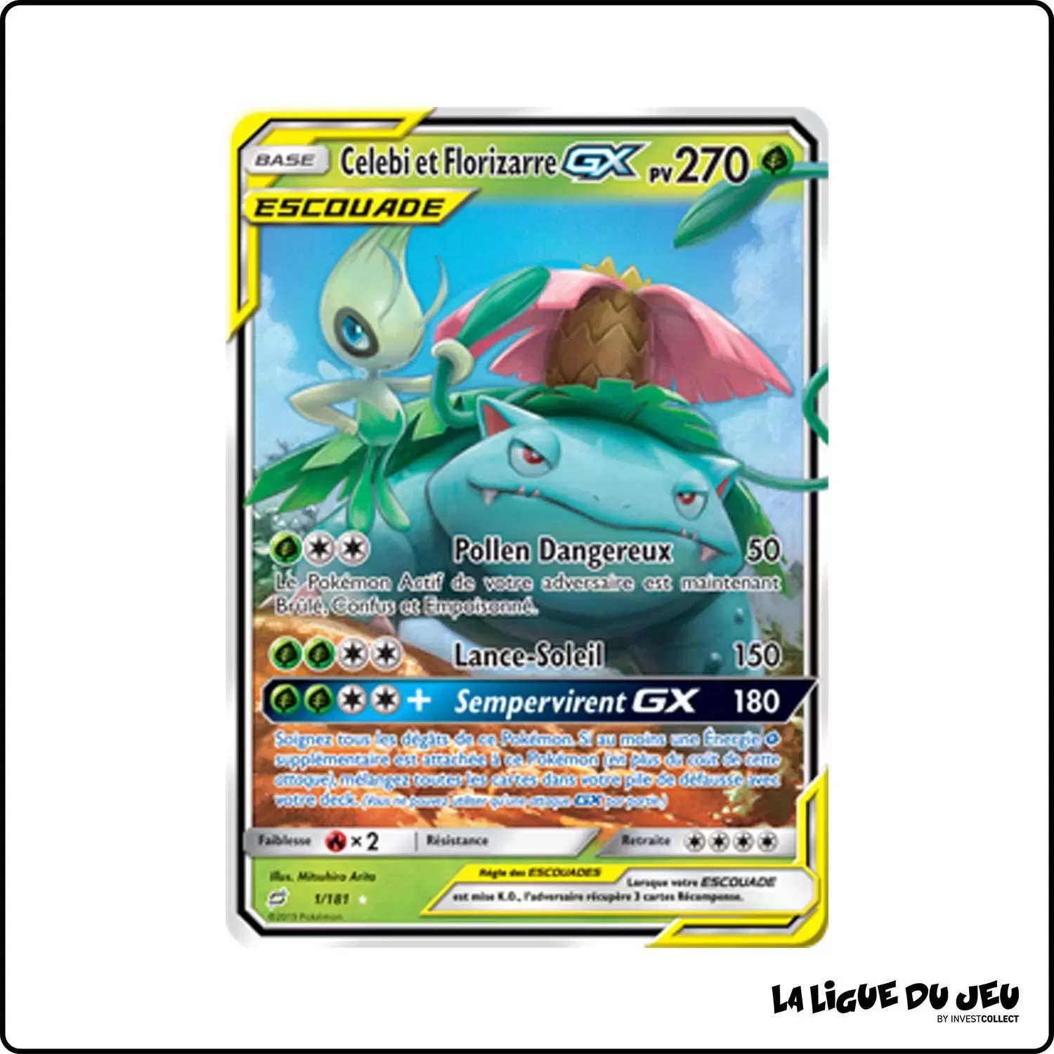 Ultra - Pokemon - Duo de Choc - Celebi et Florizarre-GX 1/181