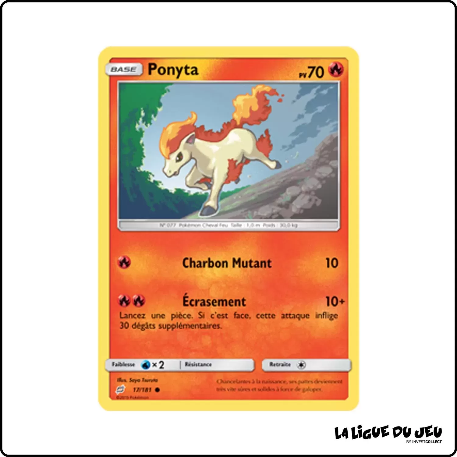 Commune - Pokemon - Duo de Choc - Ponyta 17/181