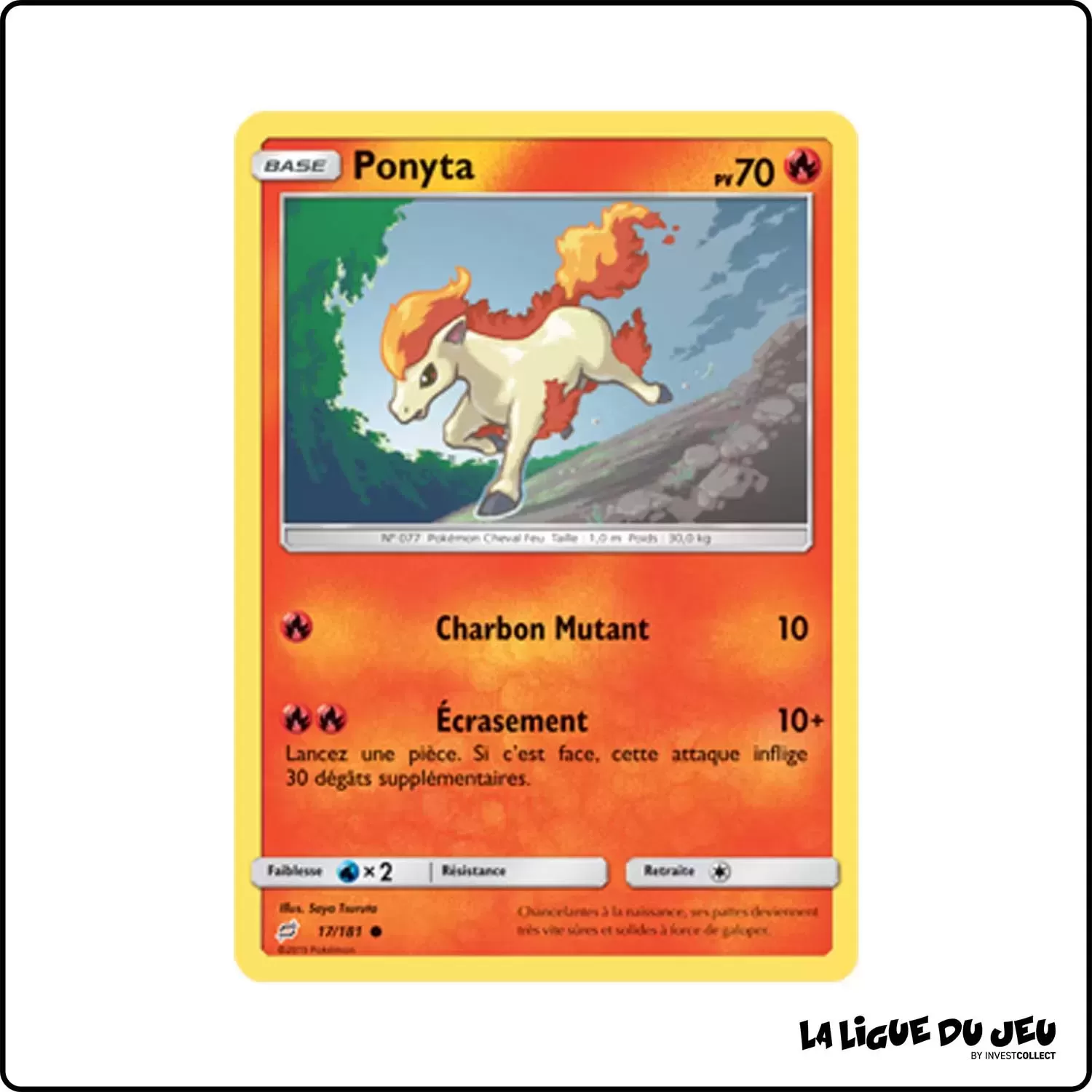 Commune - Pokemon - Duo de Choc - Ponyta 17/181