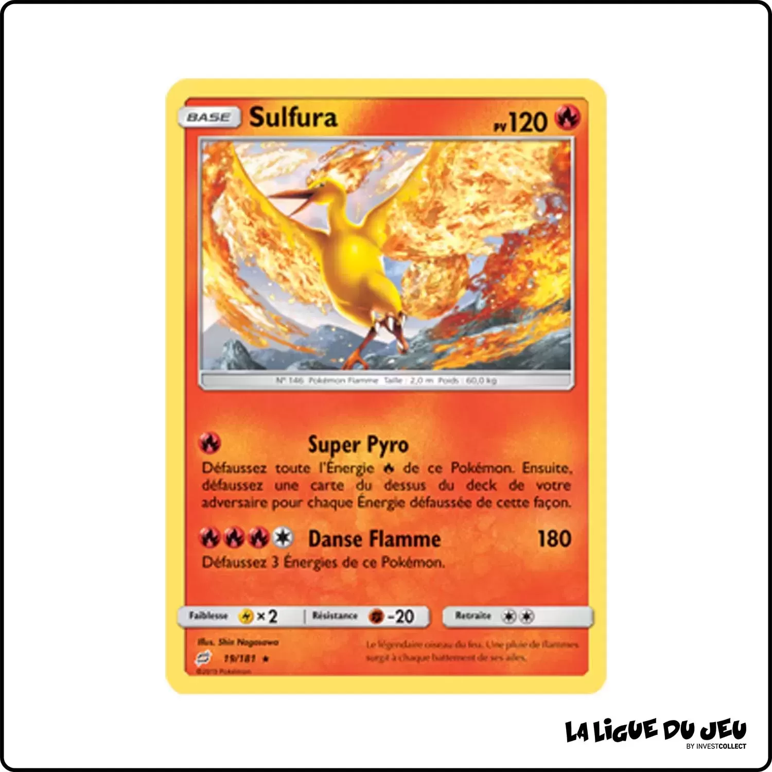 Holo - Pokemon - Duo de Choc - Sulfura 19/181