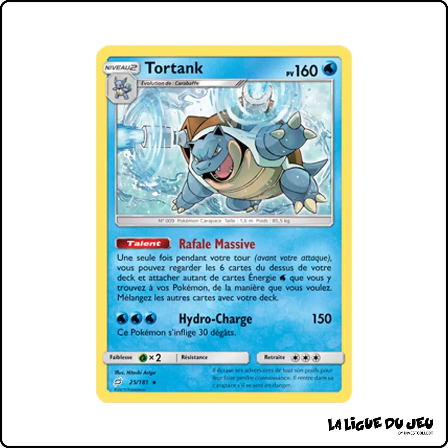 Rare - Pokemon - Duo de Choc - Tortank 25/181