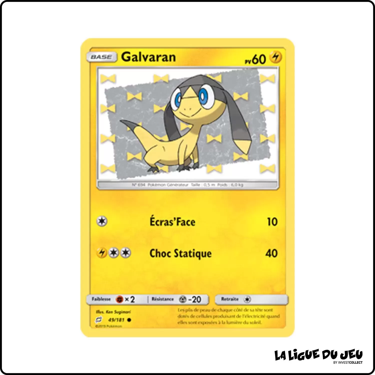 Commune - Pokemon - Duo de Choc - Galvaran 49/181