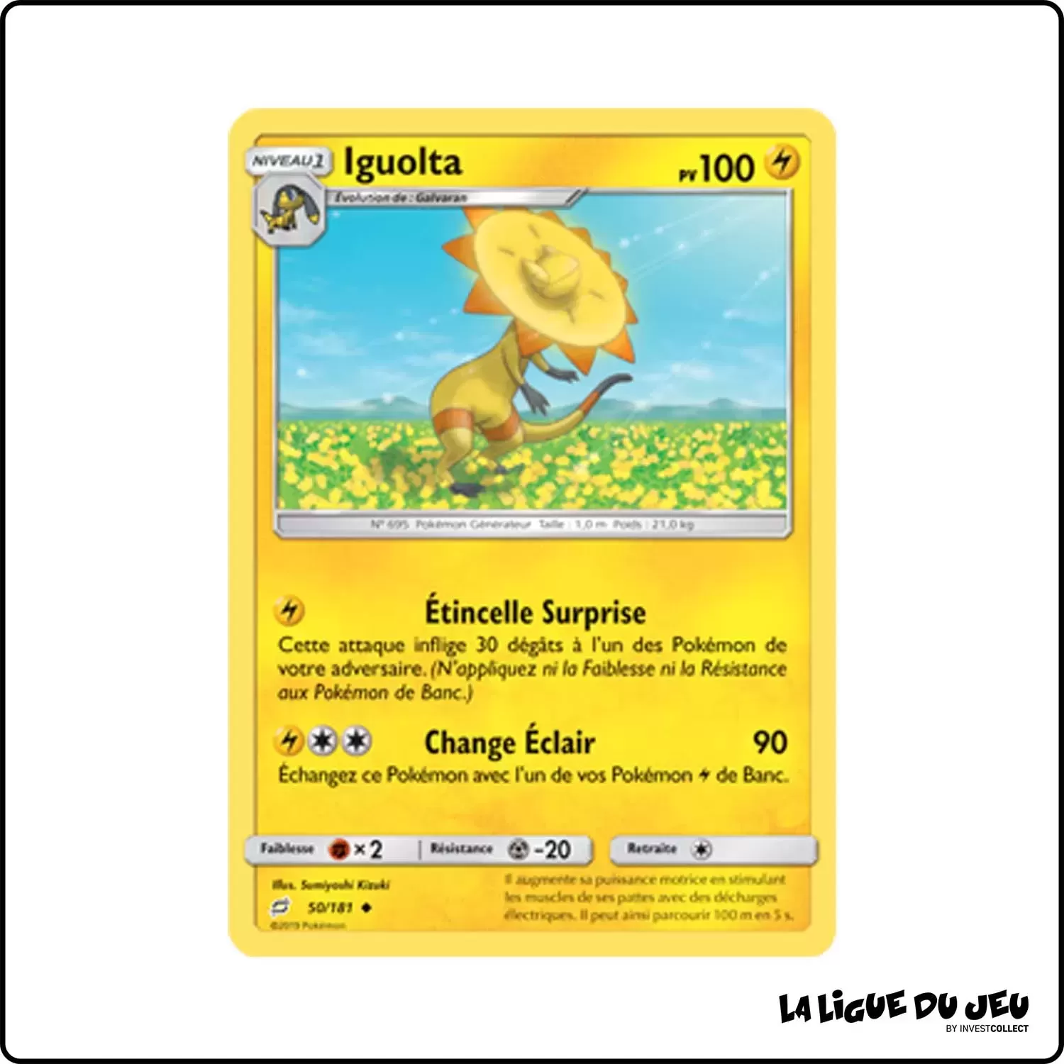 Peu commune - Pokemon - Duo de Choc - Iguolta 50/181