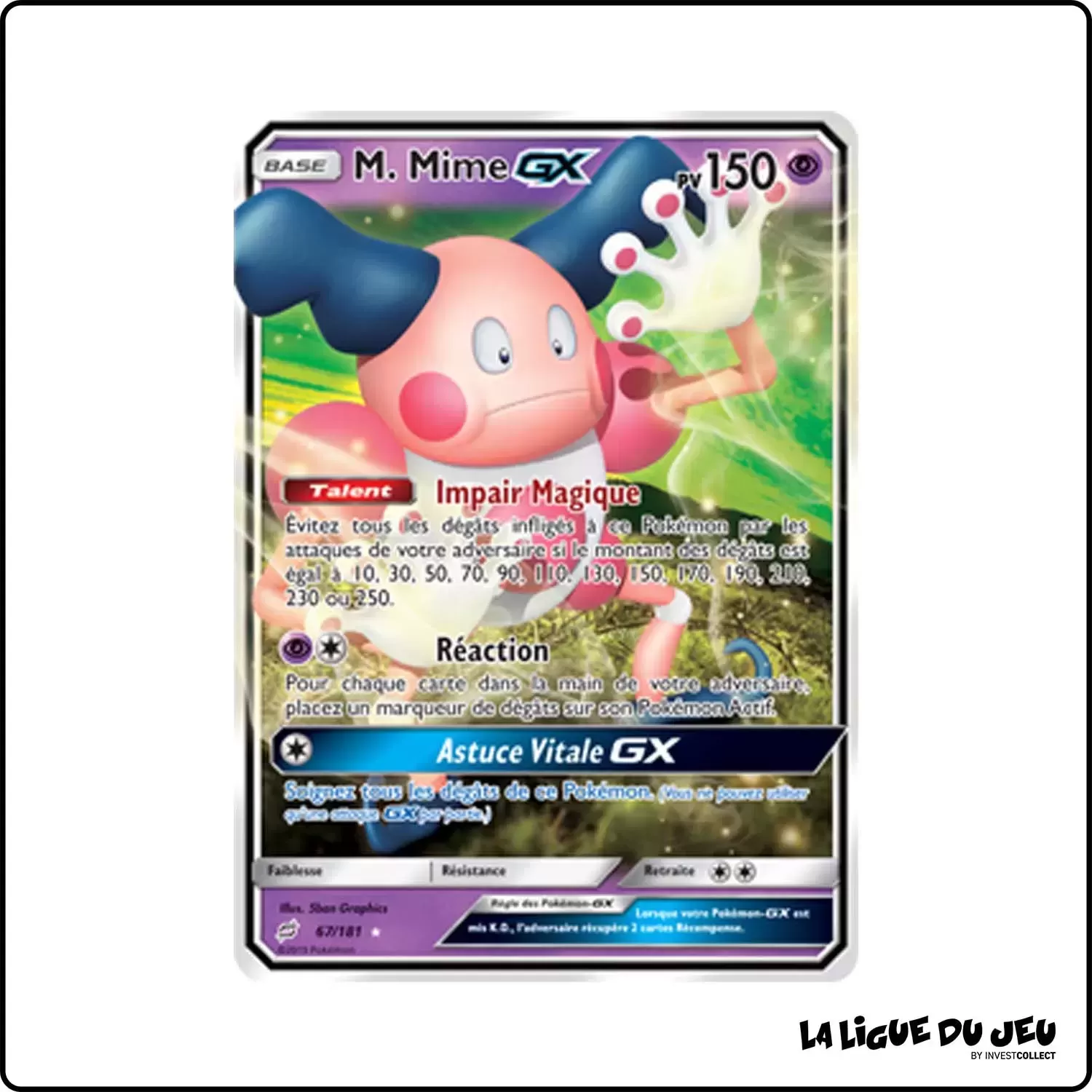 Ultra - Pokemon - Duo de Choc - M. Mime-GX 67/181