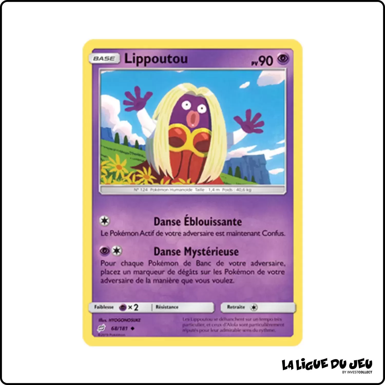 Peu commune - Pokemon - Duo de Choc - Lippoutou 68/181