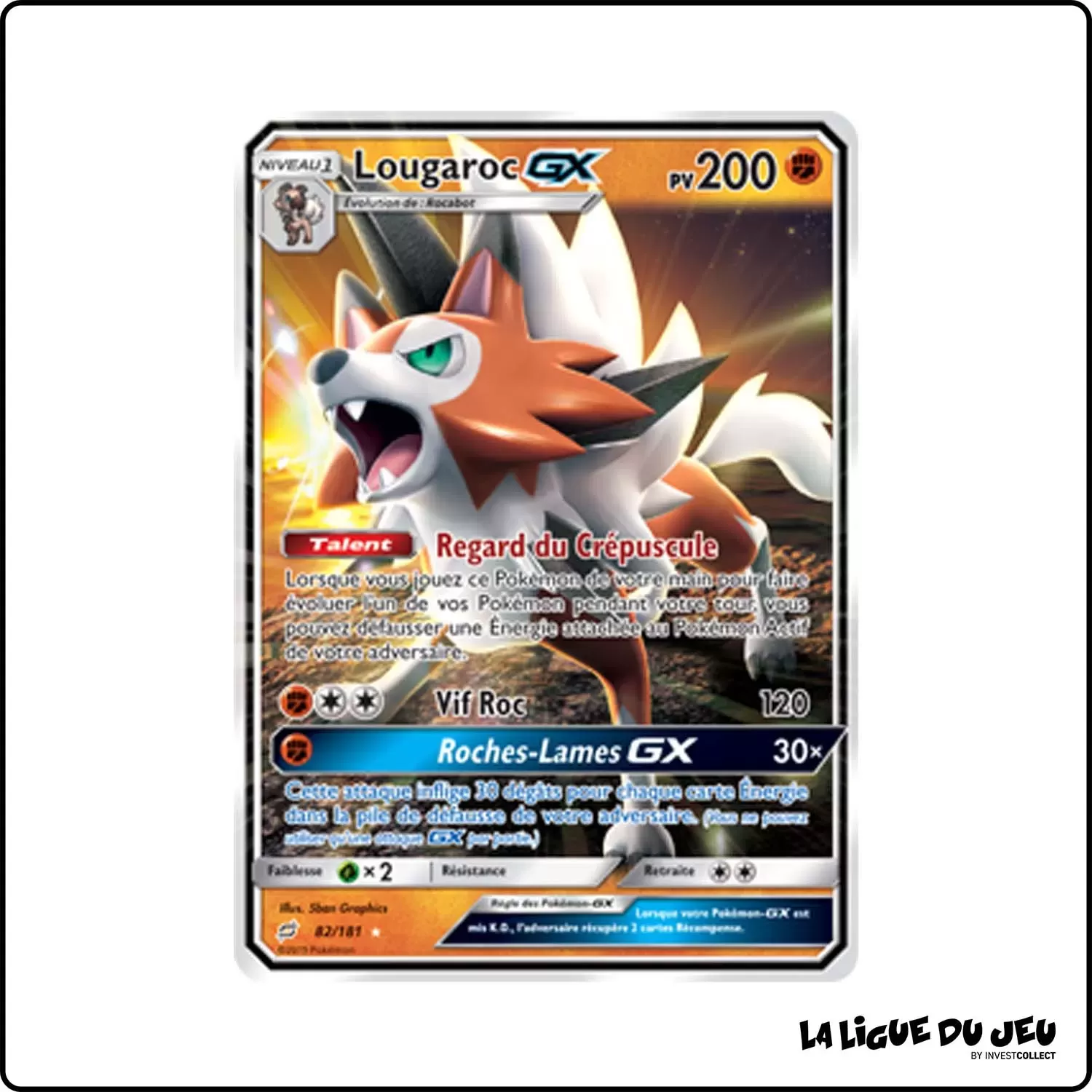 Ultra - Pokemon - Duo de Choc - Lougaroc-GX 82/181