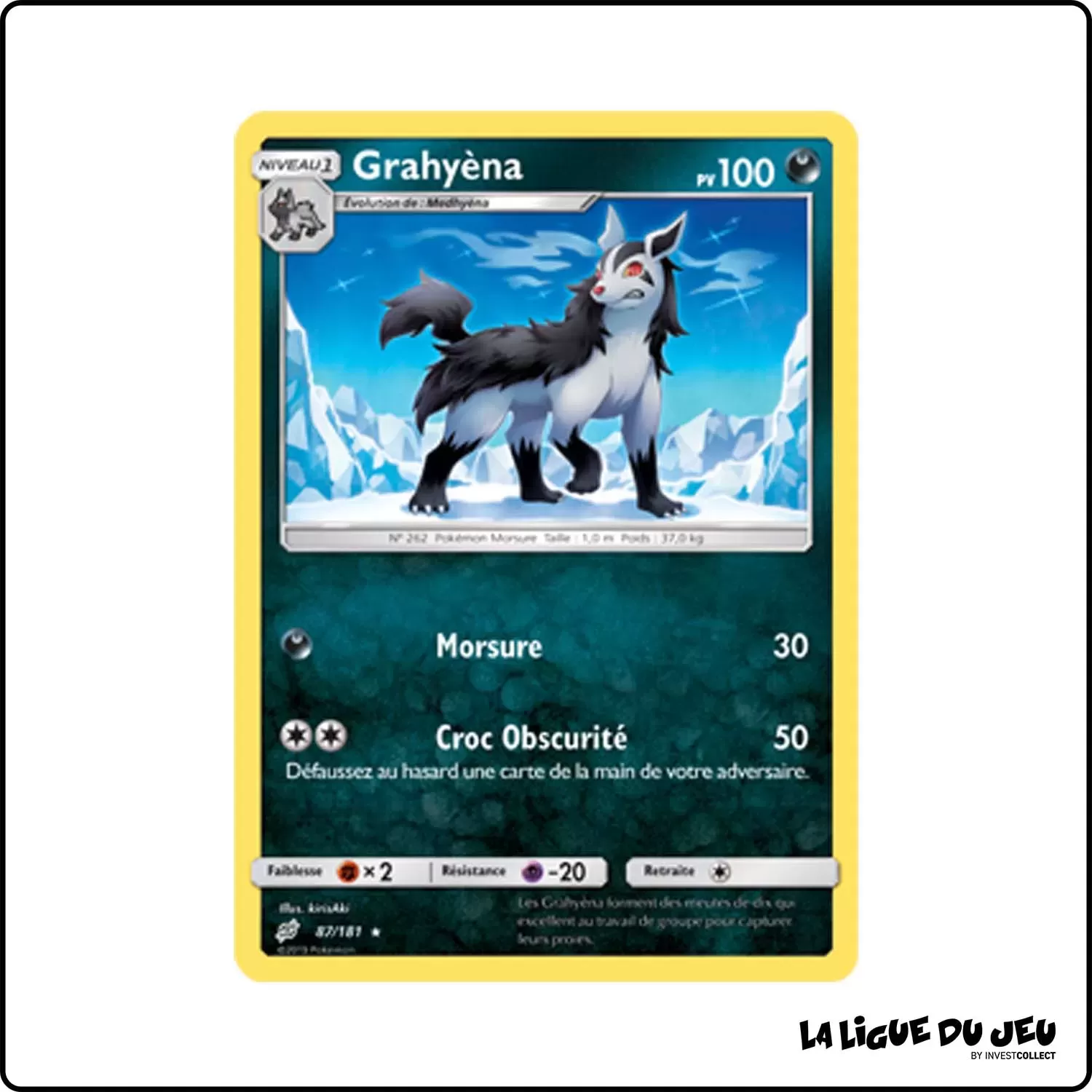 Rare - Pokemon - Duo de Choc - Grahyèna 87/181