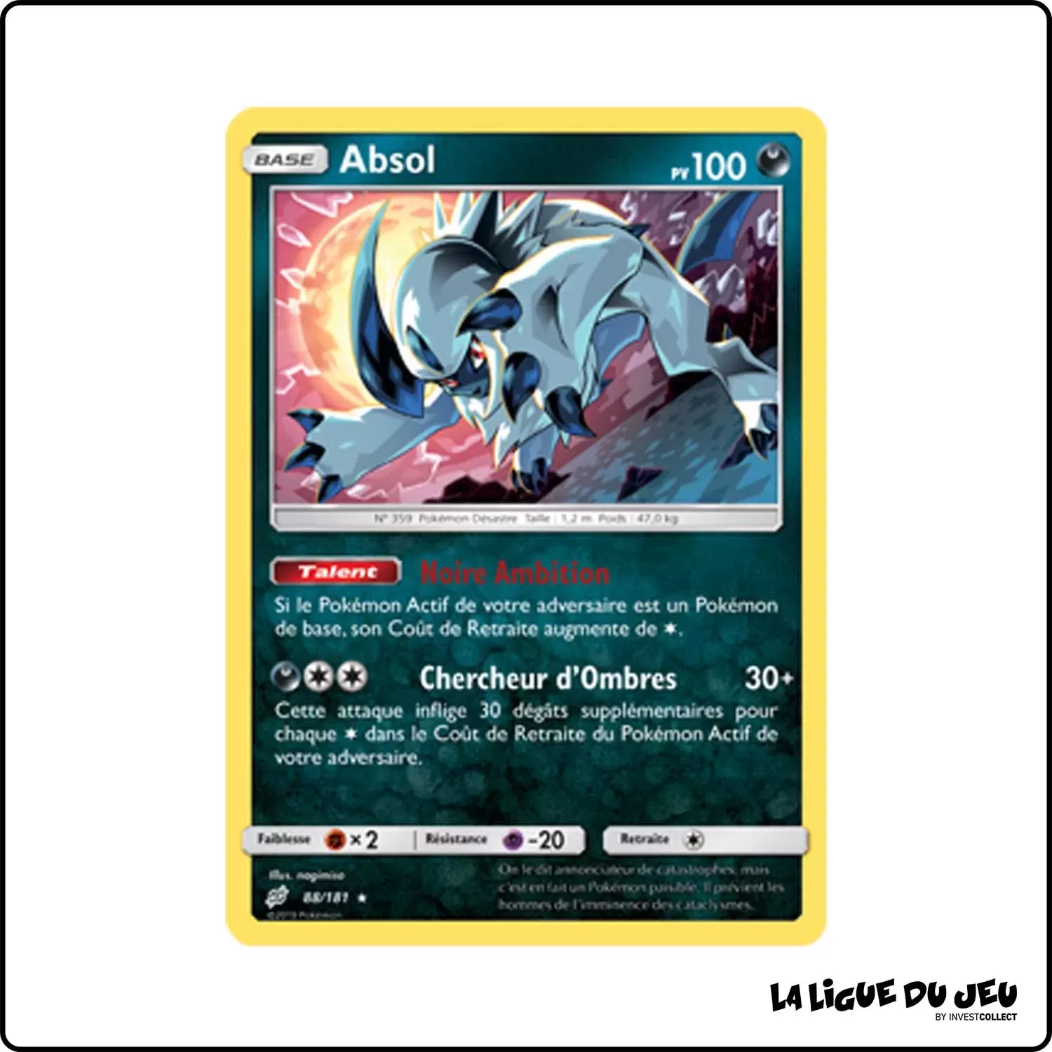 Holo - Pokemon - Duo de Choc - Absol 88/181