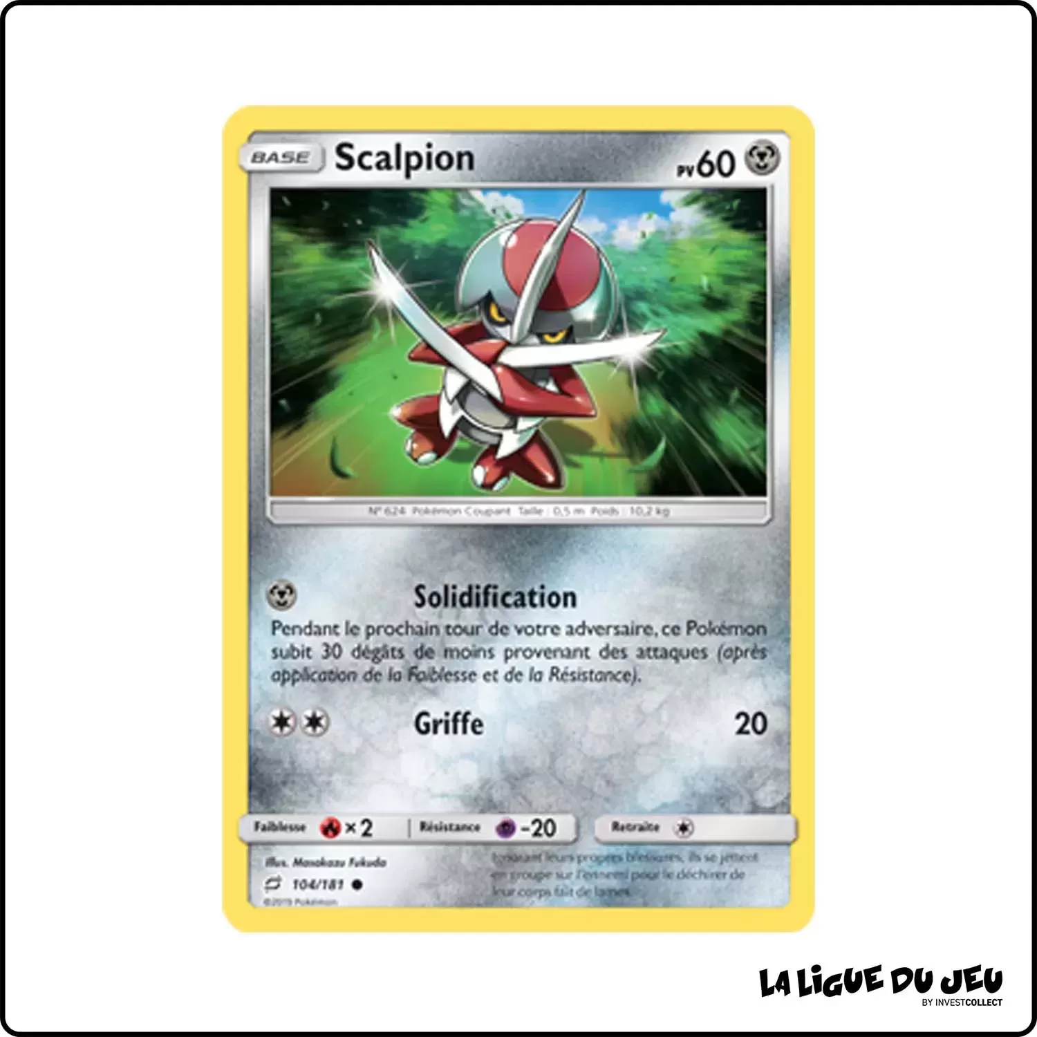 Commune - Pokemon - Duo de Choc - Scalpion 104/181