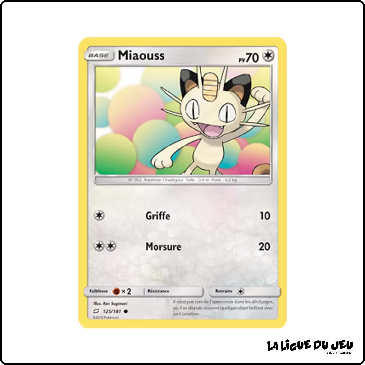 Commune - Pokemon - Duo de Choc - Miaouss 125/181