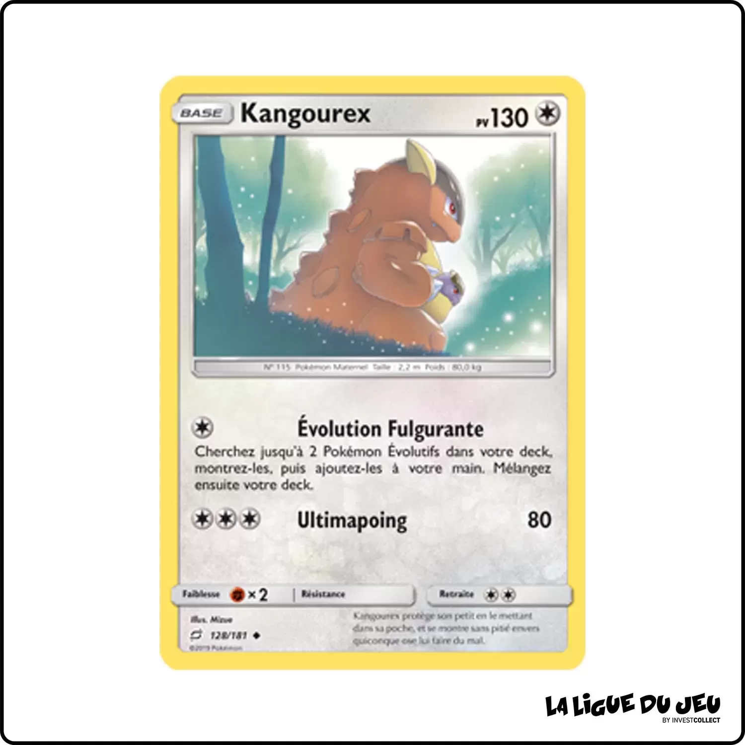 Peu commune - Pokemon - Duo de Choc - Kangourex 128/181