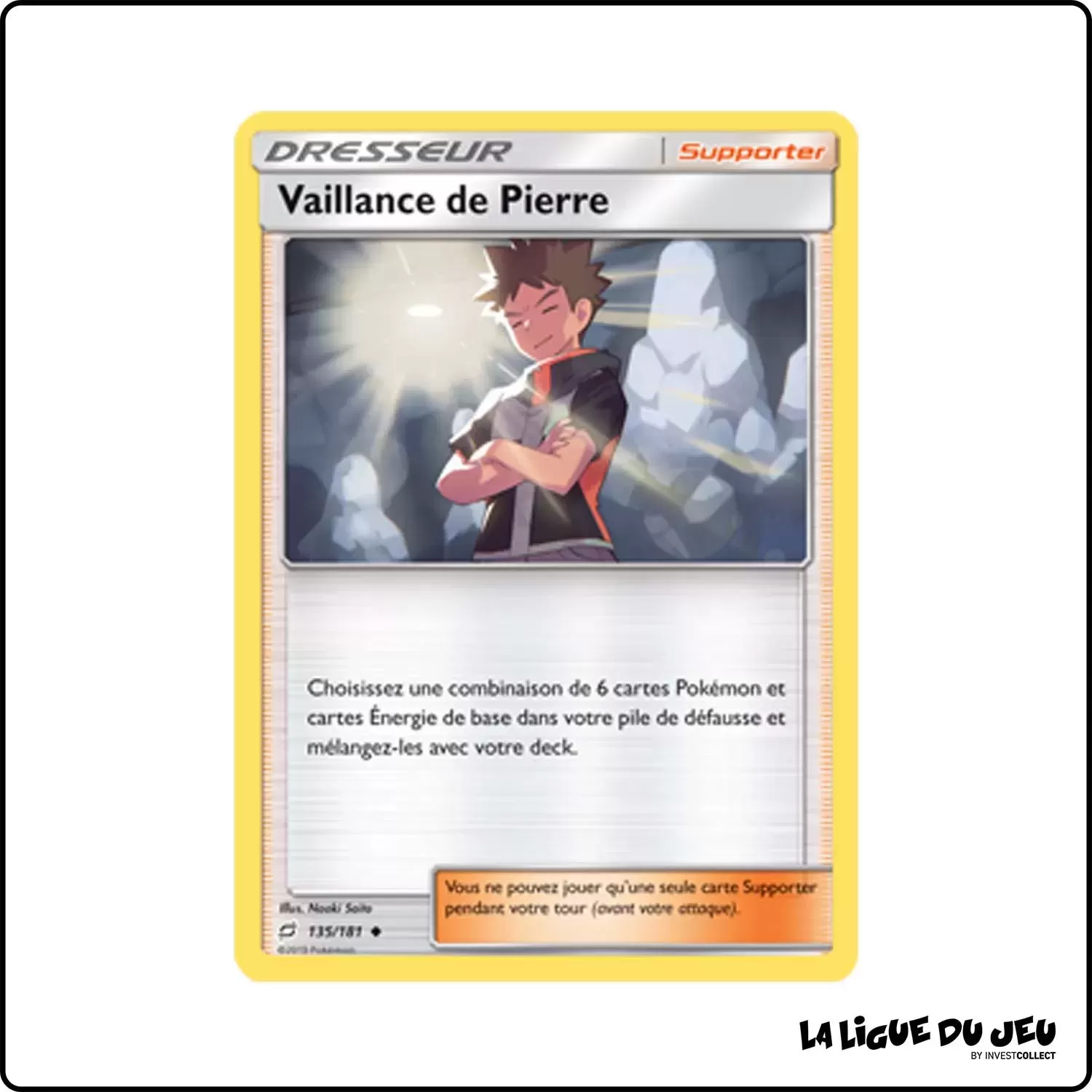 Peu commune - Pokemon - Duo de Choc - Vaillance de Pierre 135/181