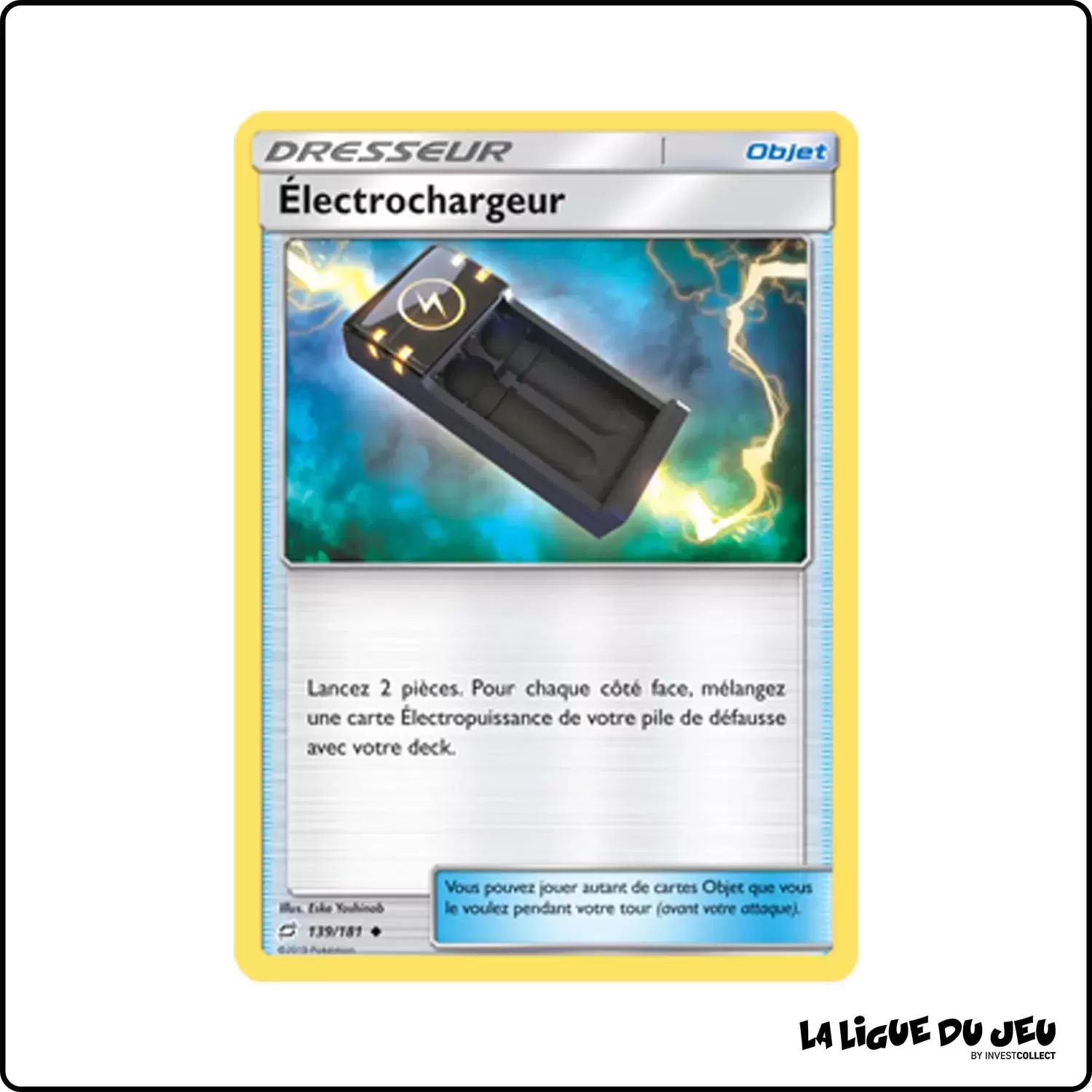 Peu commune - Pokemon - Duo de Choc - Électrochargeur 139/181